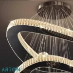 Modern Luxury Spiral Crystal Chandelier | Premium Pendant Lighting for Arton Interior - Image 3