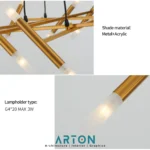 Chandelier B602-20 Head Bronze (01-5248) - Image 4